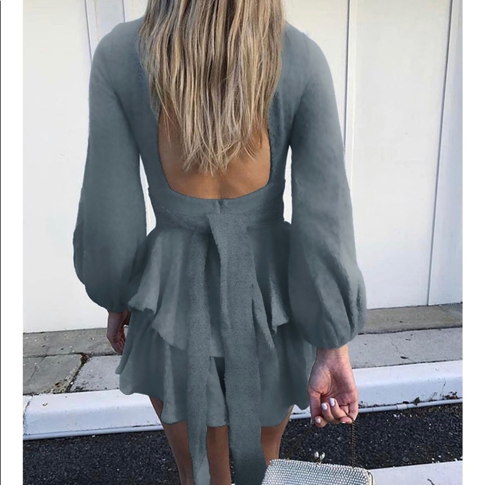 Classy Gray Dress